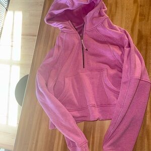 lululemon athletica Pink Half-Zip Hoodie